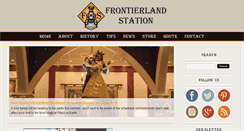 Desktop Screenshot of frontierlandstation.com